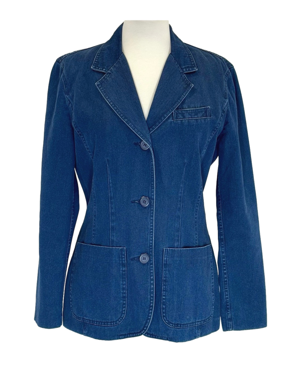 Liz Claiborne blazer-style jean jacket
